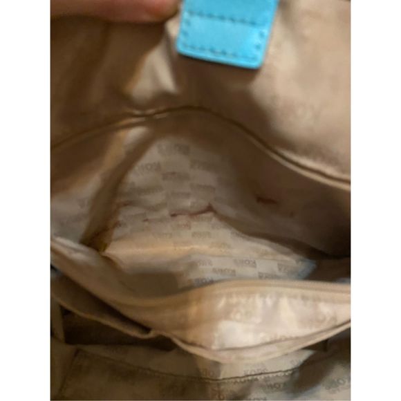 Michael Kors Robin Egg Blue Tote Saffiano Leather Purse Bag, MSRP $398 - Picture 12 of 15